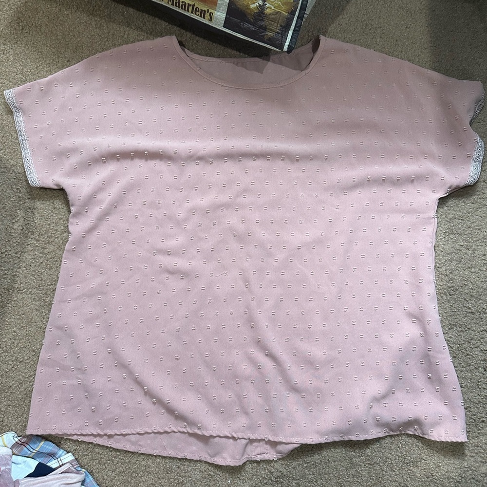 Pink Short Sleeve Top